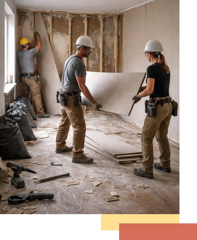 Демонтаж стеновых панелей в Нижнекамске быстро и аккуратно