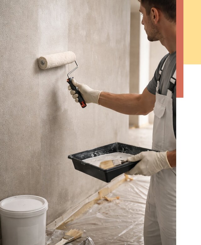 Грунтовка стен в Нижнекамске от 2231 руб. м2 — быстро, недорого, с материалом | ОТДЕЛОЧНИК-Нжм