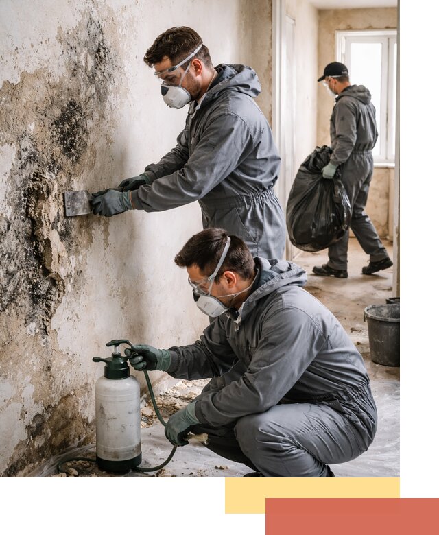 Удаление плесени со стен профессионально в Нижнекамске