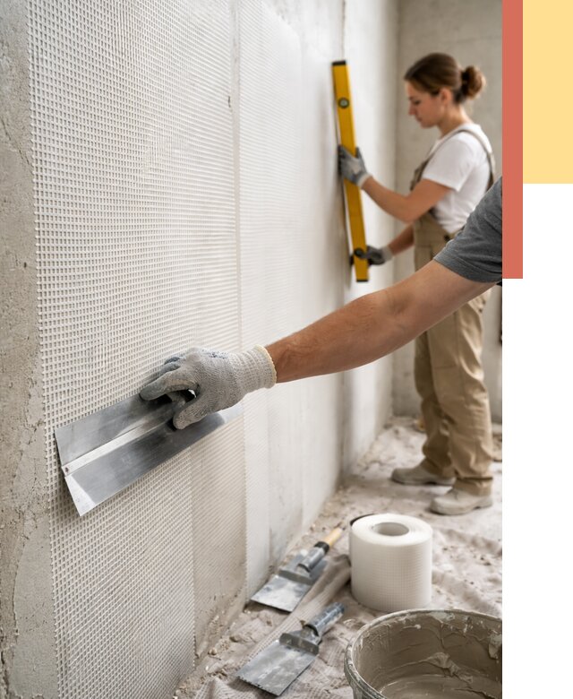 Армирование стен стеклосеткой в Нижнекамске от 3244 руб. под ключ | ОТДЕЛОЧНИК-Нжм