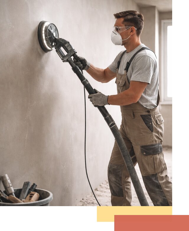 Профессиональная шлифовка стен в Нижнекамске быстро и качественно