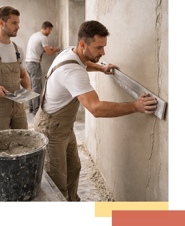 Штукатурка стен без маяков в Нижнекамске быстро и качественно