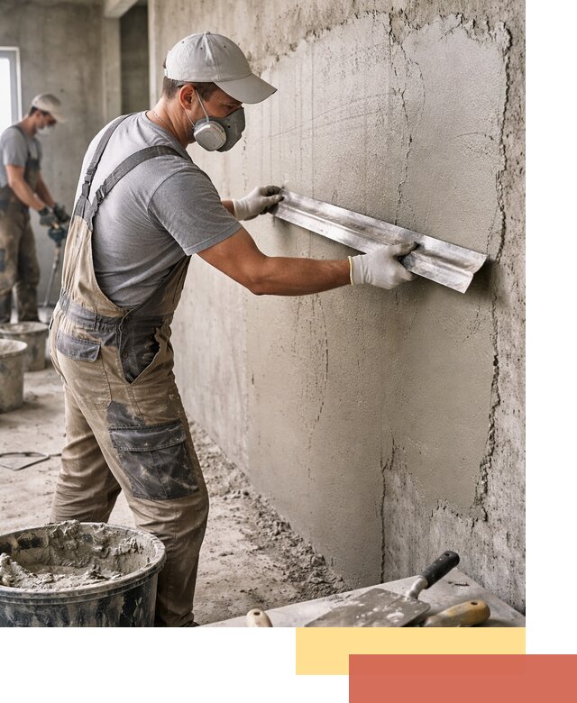 Штукатурка бетонных стен в Нижнекамске качественно и долговечно