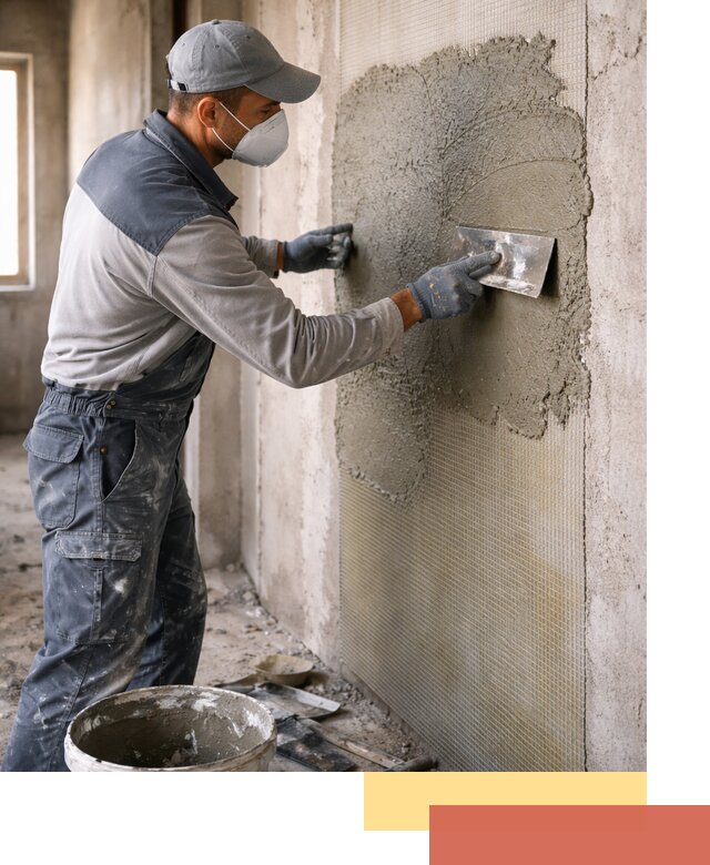 Штукатурка стен по сетке в Нижнекамске под ключ качественно и быстро