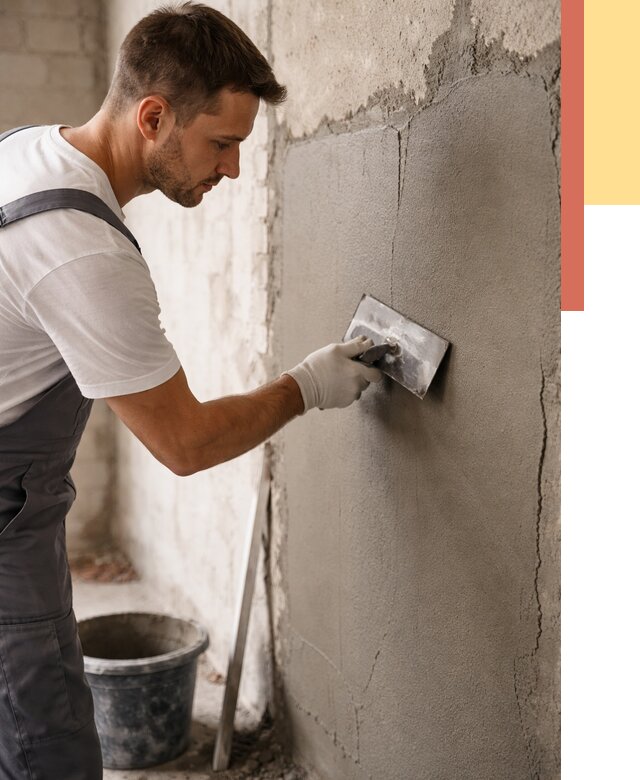 Штукатурка стен под плитку в Нижнекамске от 4258 руб./м2 — выравнивание под плитку | ОТДЕЛОЧНИК-Нжм