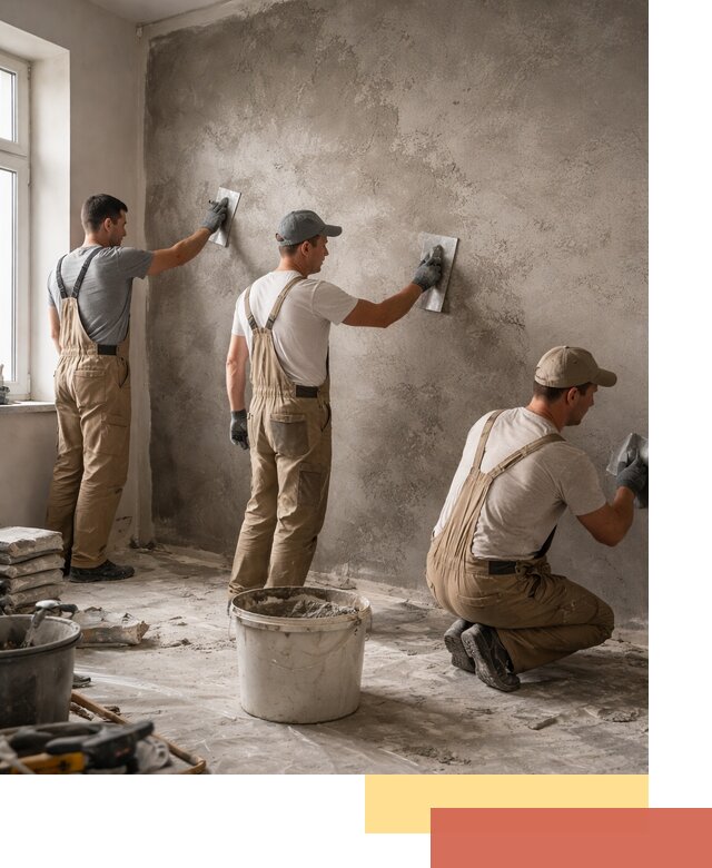 Декоративная штукатурка под бетон в Нижнекамске для стен и потолков