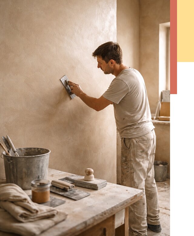 Марокканская штукатурка таделакт в Нижнекамске под ключ от 4258 руб. | ОТДЕЛОЧНИК-Нжм