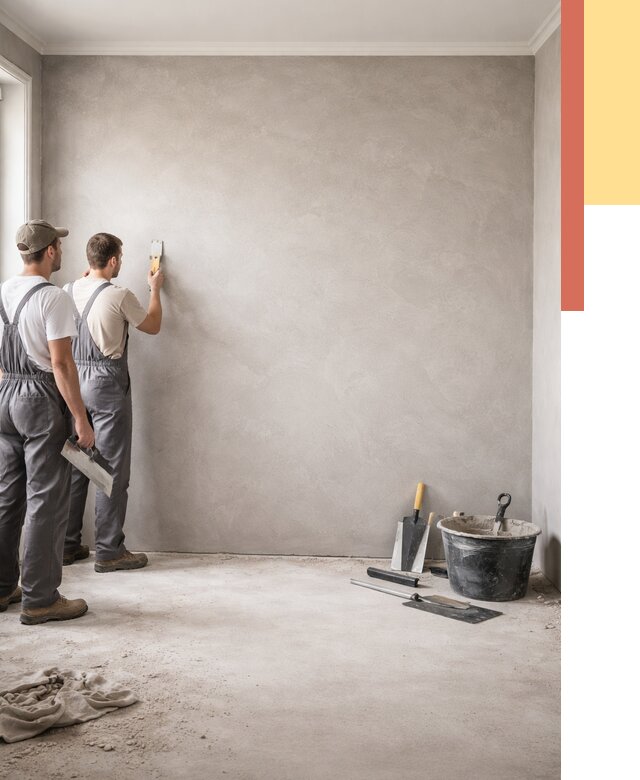 Микробетон на стены в Нижнекамске от 1267 руб. — нанесение и отделка | ОТДЕЛОЧНИК-Нжм