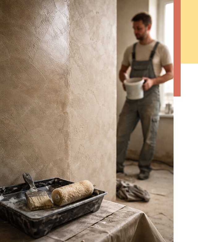 Нанесение воска на штукатурку в Нижнекамске от 3549 руб. | Услуги ОТДЕЛОЧНИК-Нжм