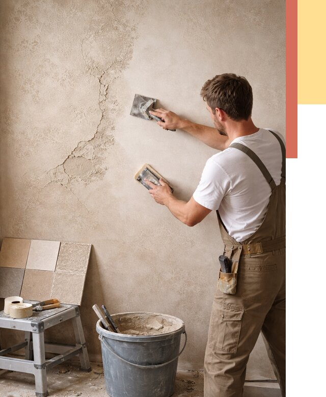 Ремонт декоративной штукатурки в Нижнекамске от 4563 руб. под ключ | ОТДЕЛОЧНИК-Нжм