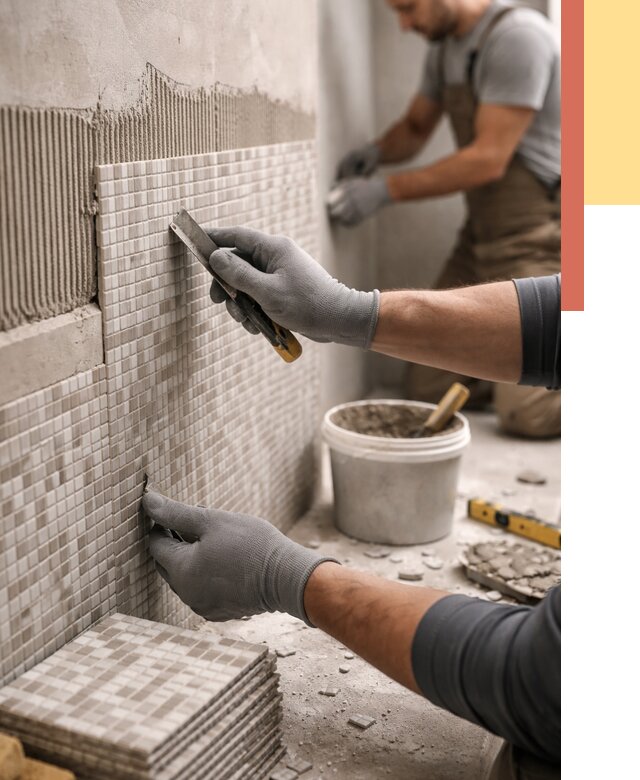 Облицовка стен мозаикой в Нижнекамске от 3244 руб/м2 — укладка мозаики на стены | ОТДЕЛОЧНИК-Нжм