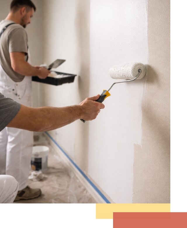 Покраска стен акриловой краской профессионально в Нижнекамске