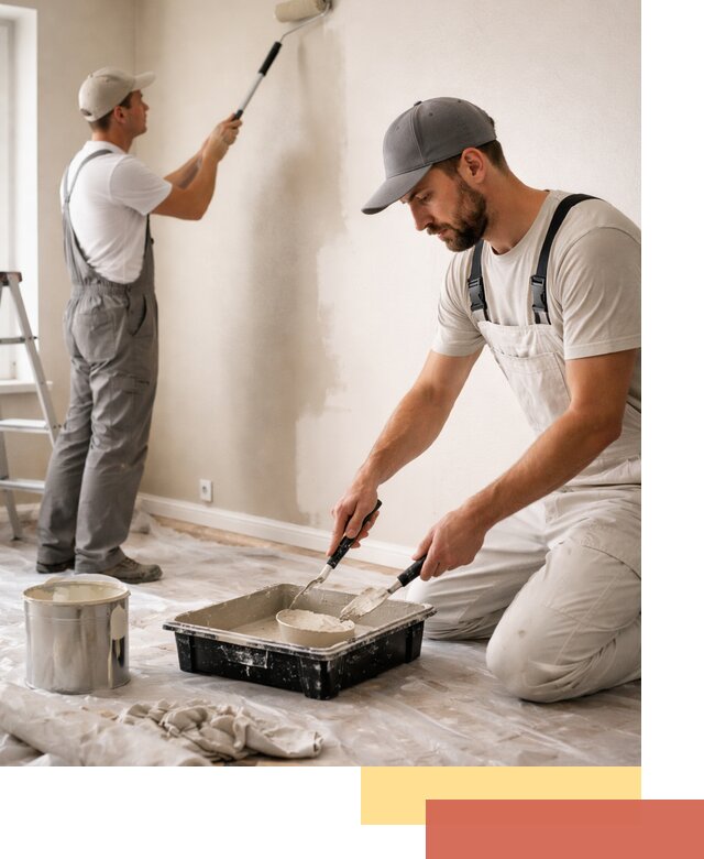 Покраска стен в квартире в Нижнекамске — профессионально и аккуратно