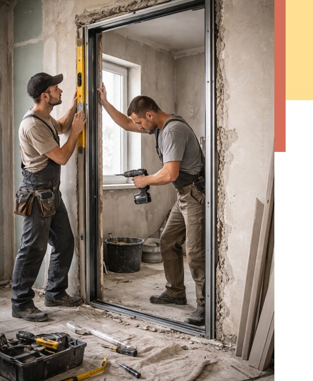 Закладка дверного проема в Нижнекамске от 3549 руб. — быстро и недорого | ОТДЕЛОЧНИК-Нжм