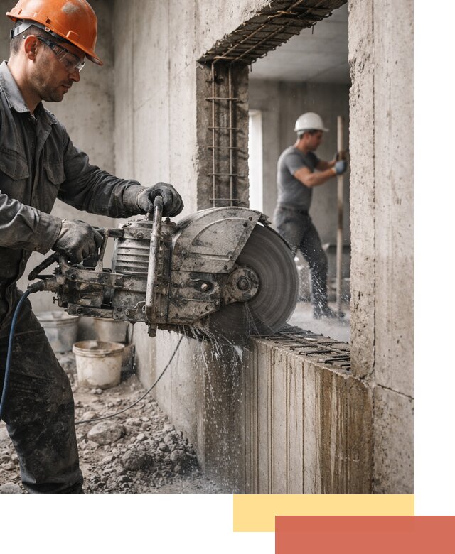 Алмазная резка проемов в Нижнекамске быстро и точно