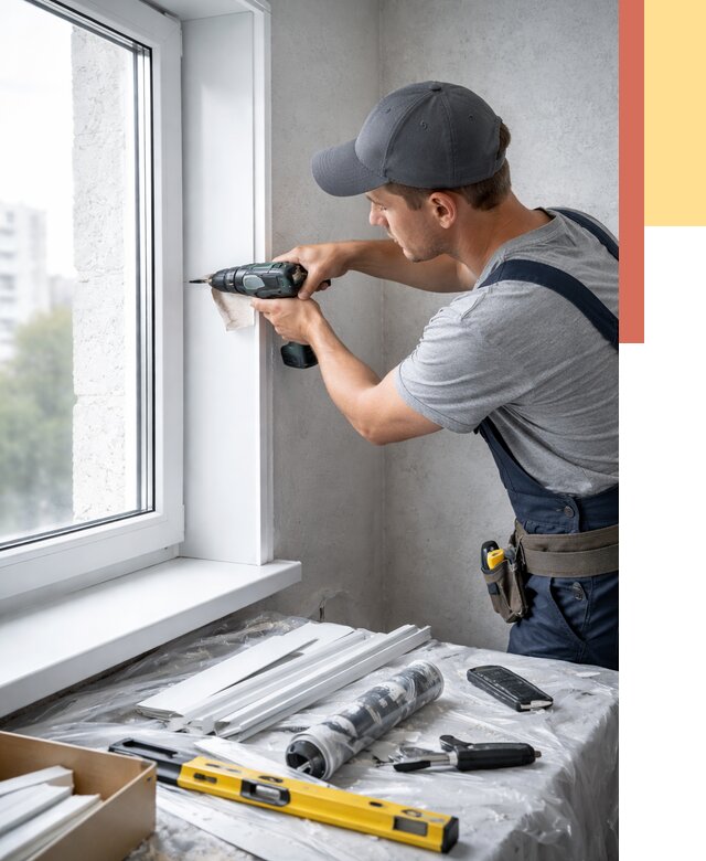 Установка пластиковых откосов в Нижнекамске от 2281 руб. | ОТДЕЛОЧНИК-Нжм монтаж, быстро и недорого