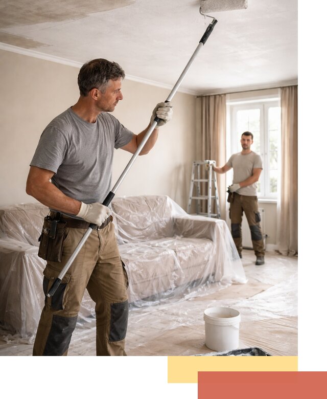 Грунтовка потолка в Нижнекамске — подготовка под покраску и отделку