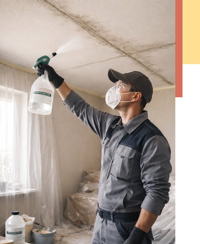 Антисептическая обработка потолка в Нижнекамске от 2535 руб. | ОТДЕЛОЧНИК-Нжм