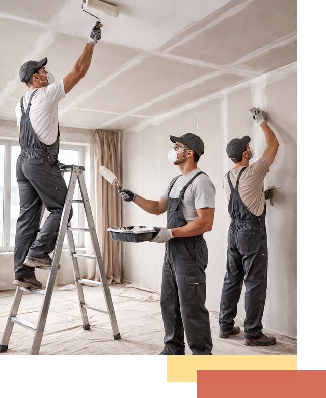 Покраска потолка из гипсокартона в Нижнекамске качественно и недорого