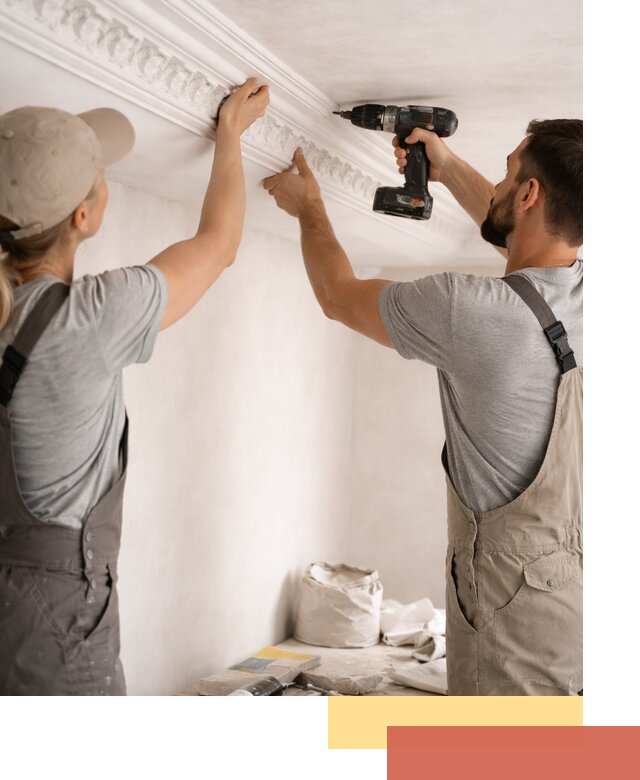 Профессиональный монтаж лепнины на потолок в Нижнекамске