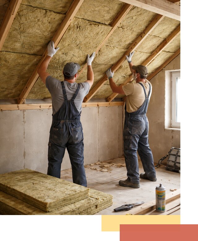 Утепление потолка минеральной ватой в Нижнекамске