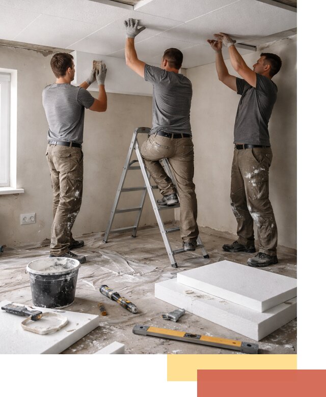 Утепление потолка пенопластом в Нижнекамске быстро и качественно