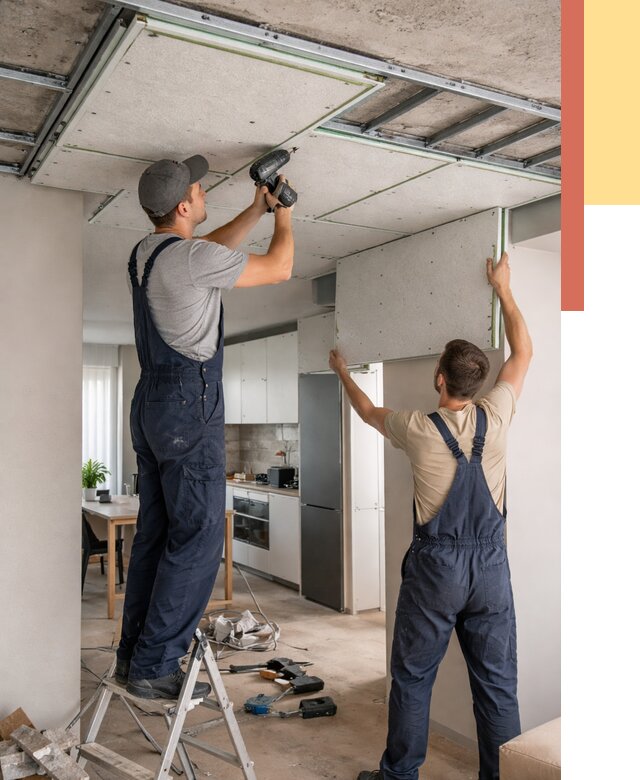 Шумоизоляция потолка панелями зипс в Нижнекамске от 1876 руб. под ключ | ОТДЕЛОЧНИК-Нжм